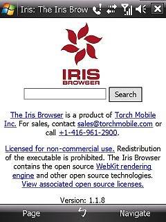 蠻有潛力的PDA網路瀏覽器-iris Browser 1.18 - 電腦王阿達