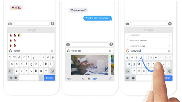 Google全新iOS鍵盤「Gboard Keyboard」把搜尋功能變得更加容易！ - 電腦王阿達