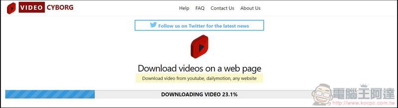 《Video Cyborg》幫你從各大串流影音網站下載最高解析度的影片 - 電腦王阿達