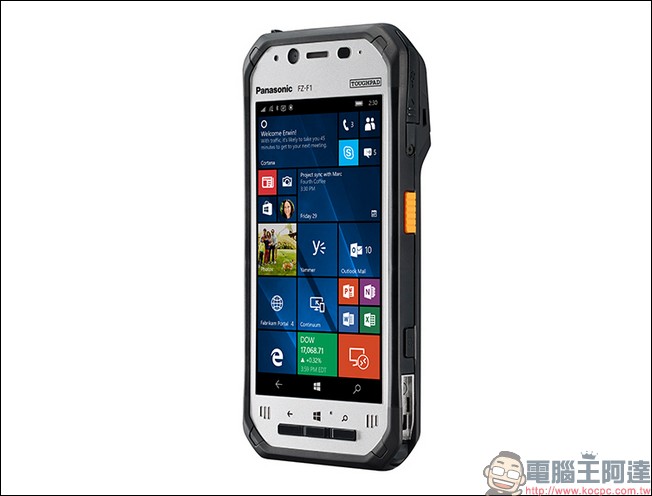 Panasonic 在印度發表 Toughpad FZ-F1 軍規手機，搭載 Windows 10 IoT 企業版系統，售價 109,000 盧比 - 電腦王阿達