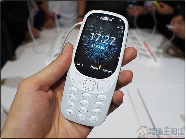 [ MWC 2017 ] 不死神機 NOKIA 3310 復刻版簡易上手玩，其實不太一樣吧！ - 電腦王阿達