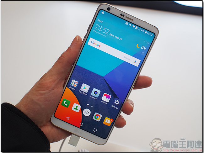 [ MWC 2017 ] LG G6 簡易動手玩，5.7 吋螢幕視界更遼闊 - 電腦王阿達