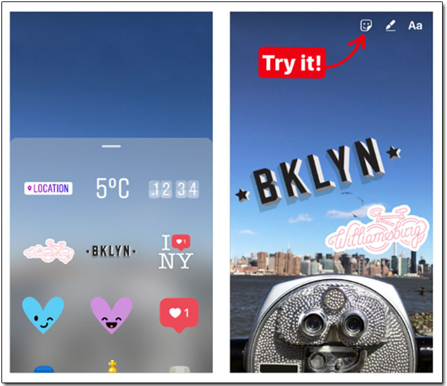 Instagram 在紐約與雅加達推出地標貼紙功能，又是 Snapchat 致敬款 - 電腦王阿達