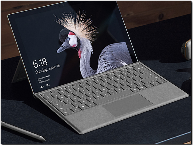 Microsoft 發表新款 Surface Pro (2017) ，搭載 Intel Core i7 號稱續航可達 13.5 小時 - 電腦王阿達