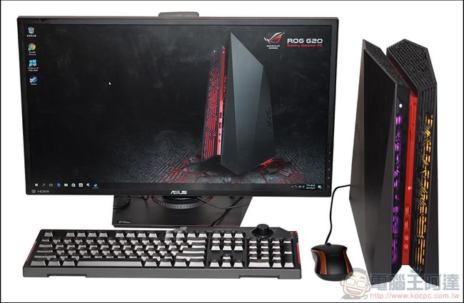 ROG G20CI 開箱 、評測 迷你硬派電競機 Aura Sync 重返馬雅古文明 - 電腦王阿達