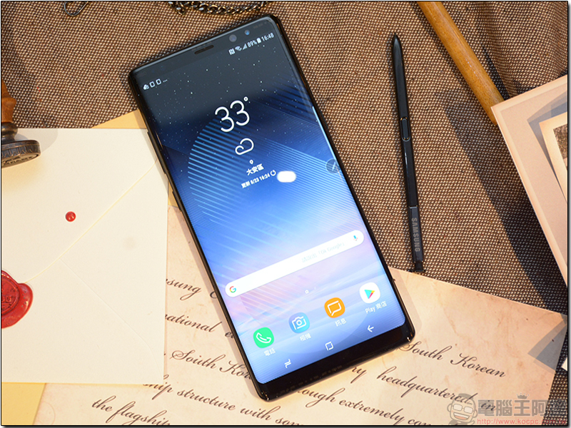 年度大作筆尖同行，Samsung Galaxy Note 8 實機快速動手玩 - 電腦王阿達