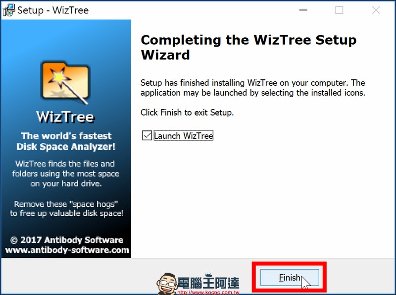 WizTree 用飛快的速度幫你找出系統空間使用情形，揪出 C 槽中的肥貓 - 電腦王阿達