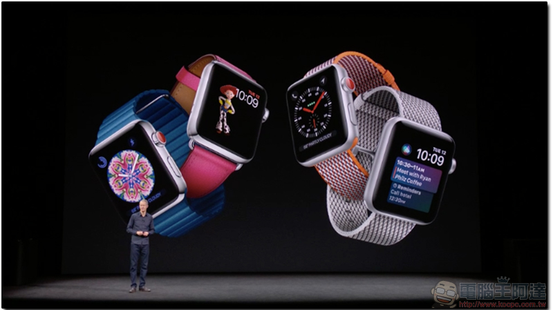 Apple Watch Series 3 正式發表，首見搭載 eSIM 卡可 4G 通訊 - 電腦王阿達