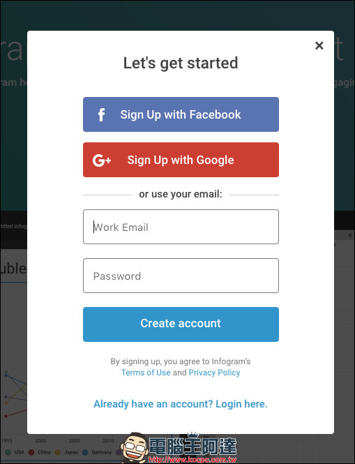 沒裝 Excel 時也能用 Infogram 製作報表，免費使用範圍內就有多款範本 - 電腦王阿達