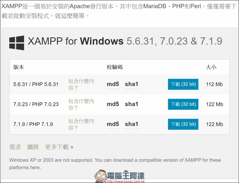 網頁程式設計師的架站好幫手 XAMPP ，在各大系統平台快速架起開發環境 - 電腦王阿達