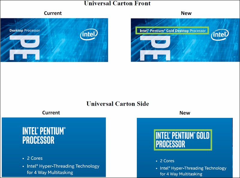 Pentium 將改名 Pentium Gold ？Intel 此舉令人困惑 - 電腦王阿達