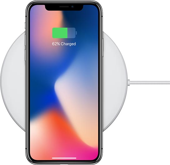 Iphone x wireless charging