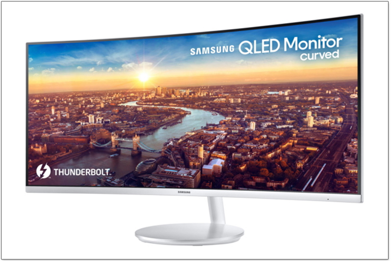 首款 Thunderbolt 3 的 QLED 曲面螢幕 Samsung CJ791 將在CES 2018 正式亮相 - 電腦王阿達