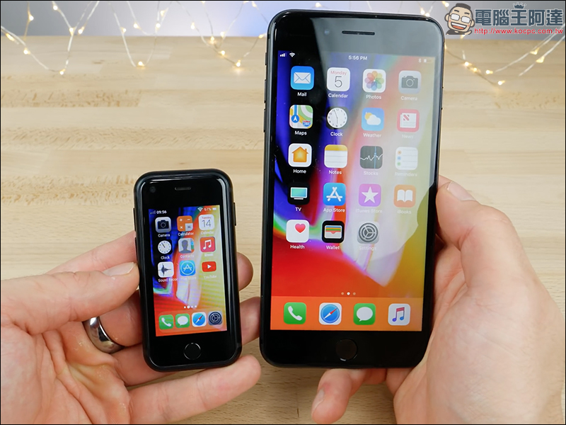 史上最小 iPhone ？只有 iPhone 8 Plus 的四分之一大小 - 電腦王阿達