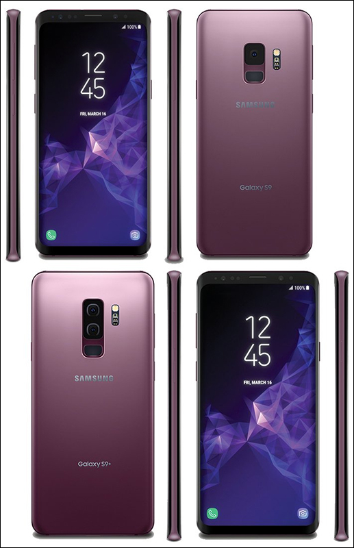 Samsung Galaxy S9 、 S9+ 全色渲染圖曝光！ - 電腦王阿達