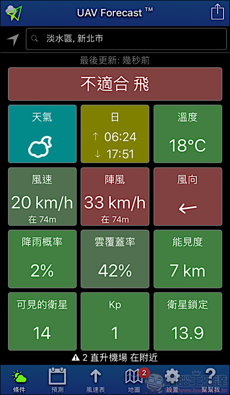 預防「炸機」！ UAV forecast app 讓你為空拍做好準備 - 電腦王阿達