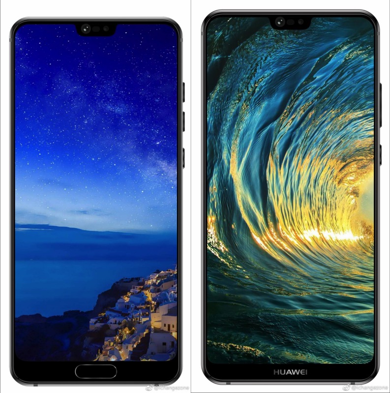 Huawei P20 and P20 Plus leak