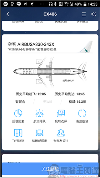 《 飛常準 》給你最詳細的航班資訊，讓你搭機轉乘不心慌 - 電腦王阿達