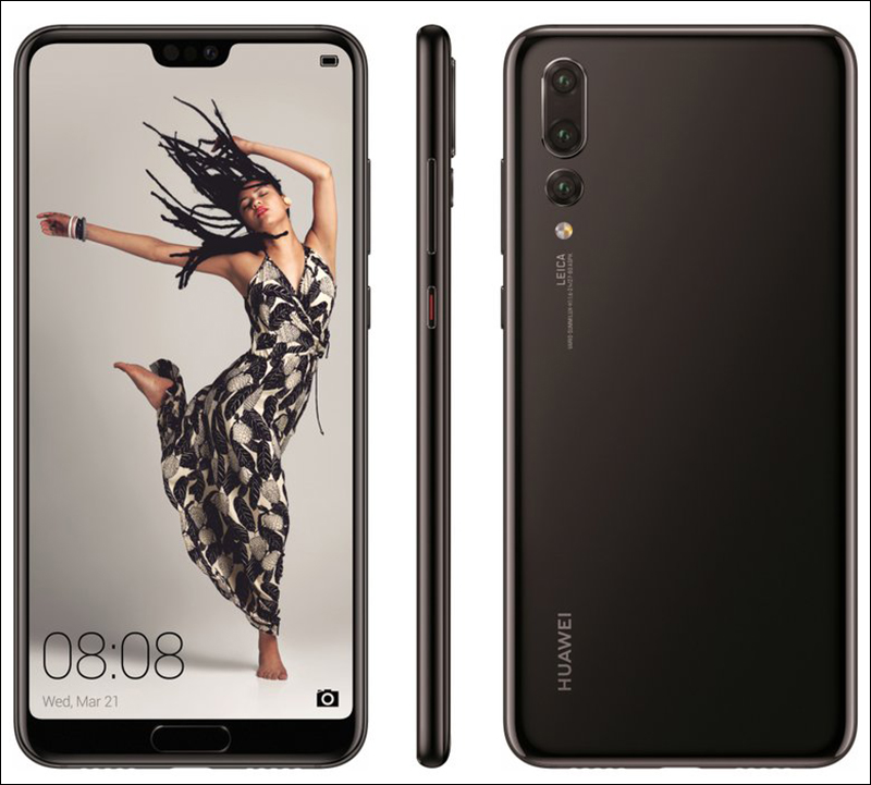 華為 Huawei P20 / P20 Pro / P20 Lite 全系列渲染圖曝光 - 電腦王阿達