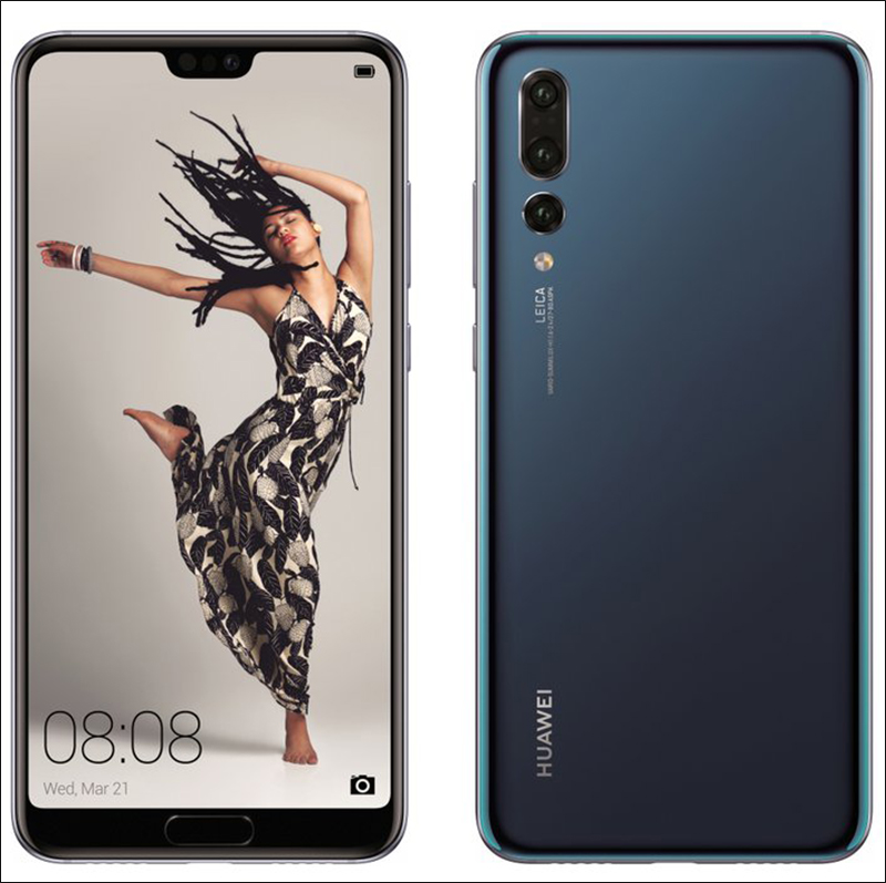 華為 Huawei P20 / P20 Pro / P20 Lite 全系列渲染圖曝光 - 電腦王阿達