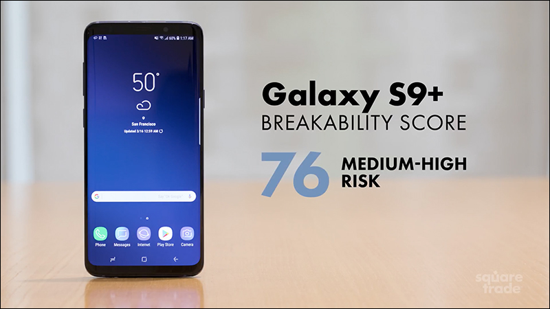 SquareTrade 跌落測試： Samsung Galaxy S9 / S9+ 較前代小有進步，但仍不耐摔 - 電腦王阿達