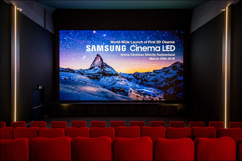 Samsung 在瑞士設置全球首款 3D Cinema LED 電影院 - 電腦王阿達