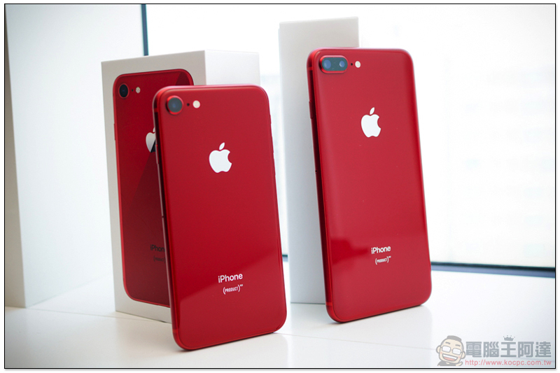 iPhone 8 / iPhone 8 Plus (PRODUCT) RED Special Edition 開箱 動手玩 - 電腦王阿達