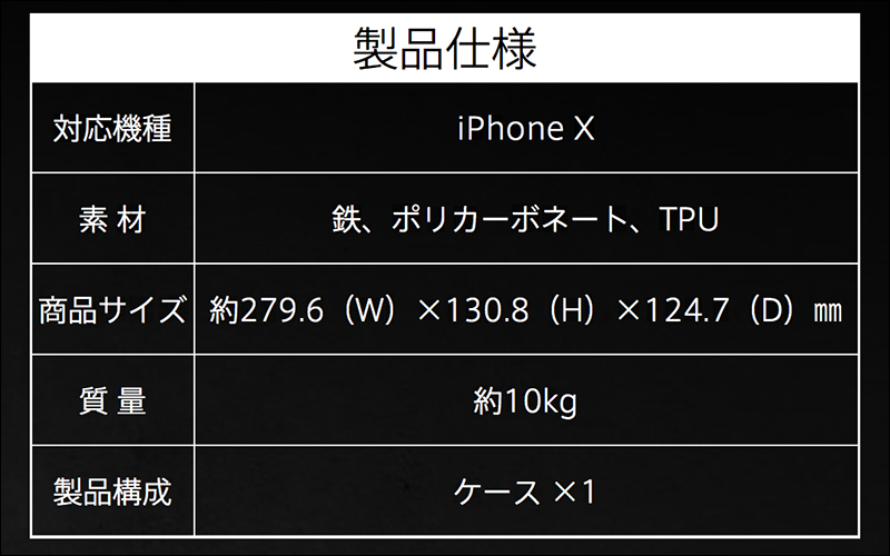 日本軟銀推出「世界最重」 10公斤啞鈴 iPhone X 保護殼 - 電腦王阿達