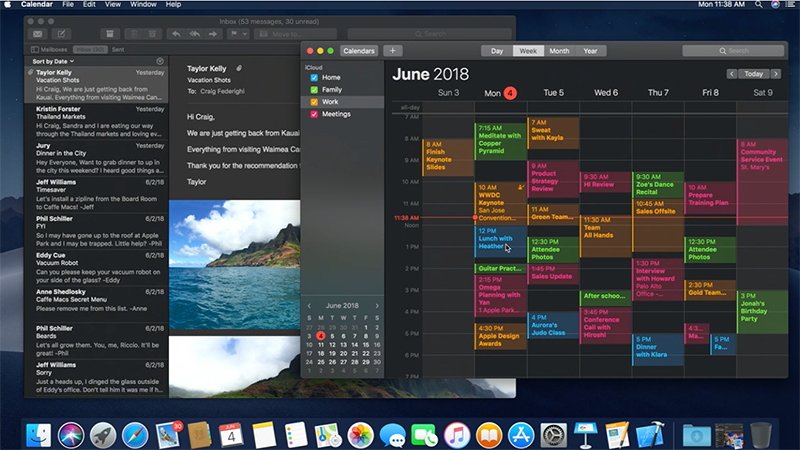 蘋果 macOS Mojave 更新帶來沙漠「暗夜之美」，開始導入 iOS 應用 - 電腦王阿達