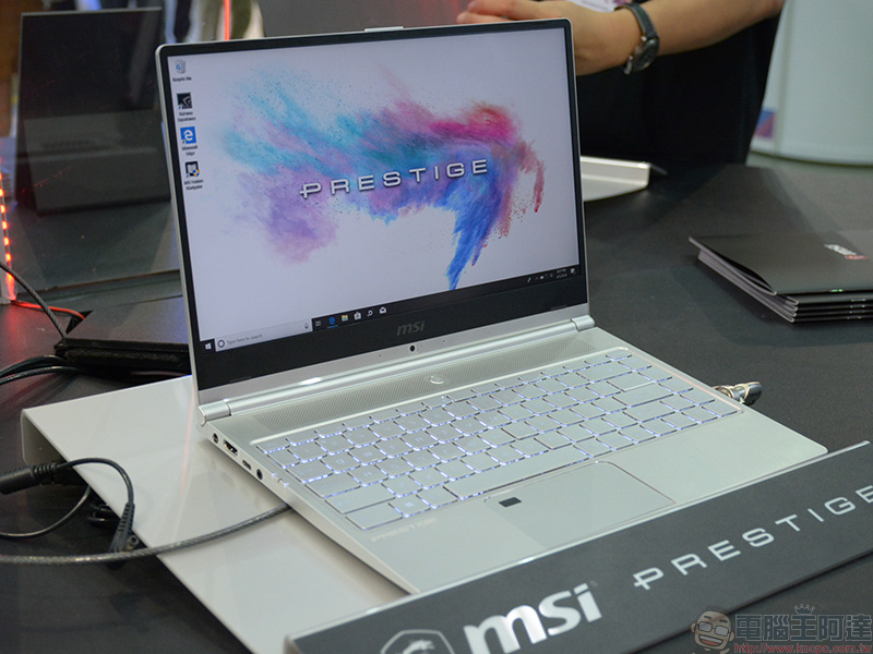 [ COMPUTEX 2018 ] 微星msi 展出極窄邊框筆電 GF63 、PS42 與可將手機連線電腦遊玩的 APP Player - 電腦王阿達