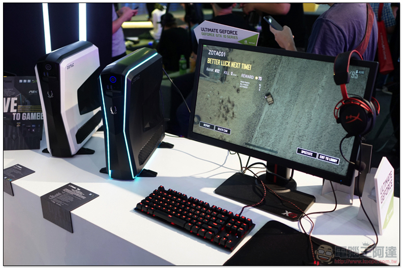 [ COMPUTEX 2018 ] 更輕巧燈光更炫的 VR 背包主機 ZOTAC VR GO 2.0 動手玩 - 電腦王阿達