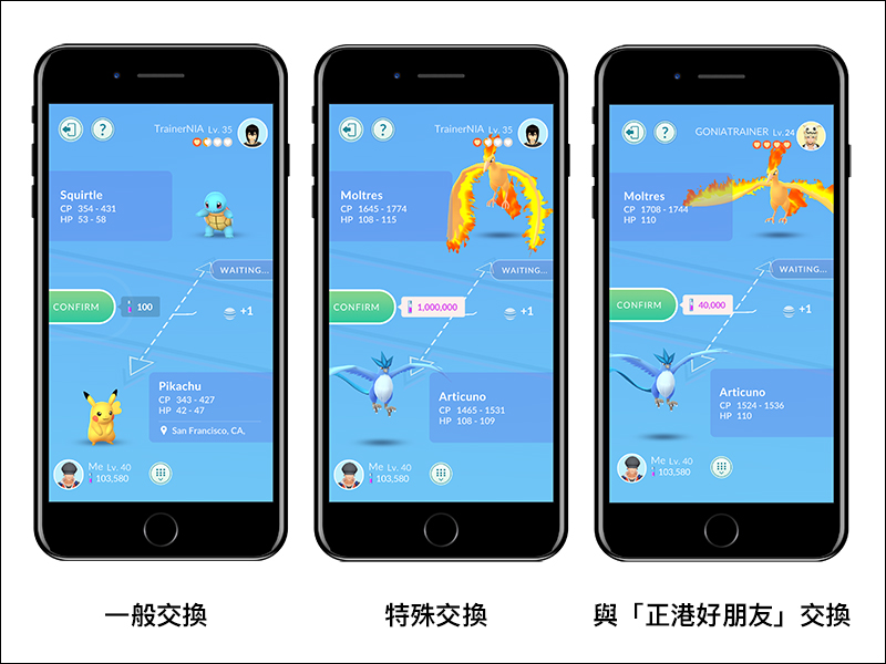 Pokemon GO 推出「朋友」功能，玩家間可交換寶可夢、互相送禮！ - 電腦王阿達