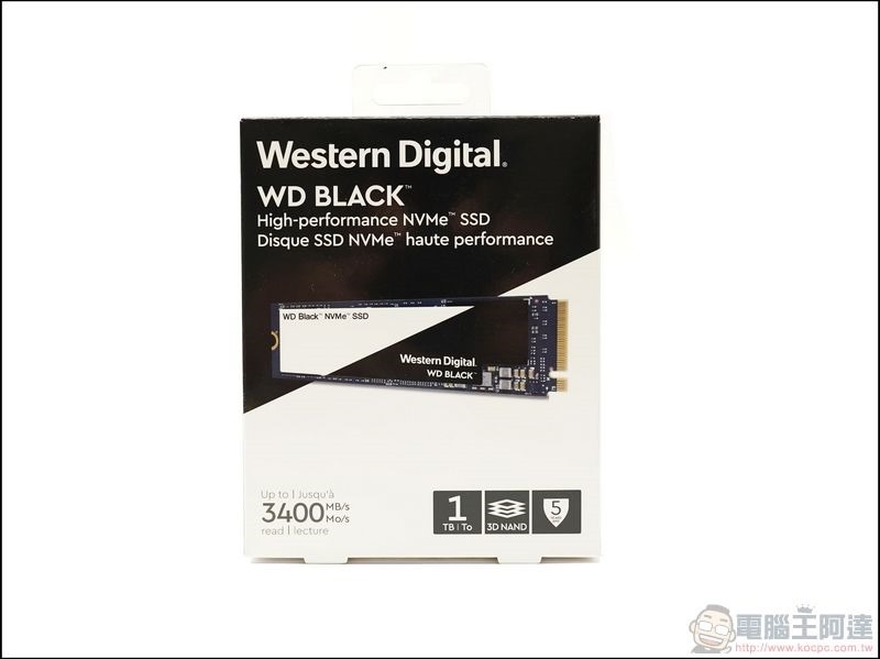 WD SSD 1TB M.2 2280 NVMe PCIe Gen3 黑標固態硬碟 - 1