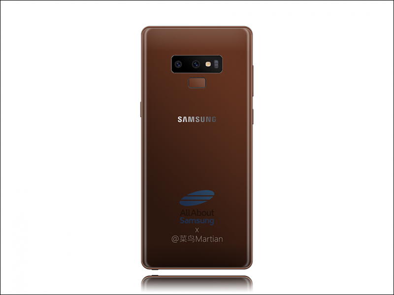 Samsung Galaxy Note 9 傳將有「棕色」選項 - 電腦王阿達