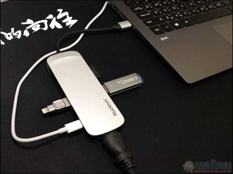 Kingston Nucleum USB Type-C 7合一集線器 開箱 - 18