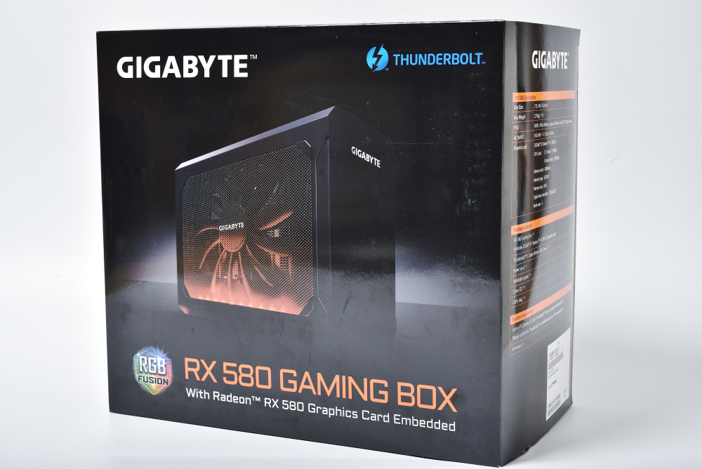 GIGABYTE RX 580 Gaming Box 行動外接顯卡盒 用 Thunderbolt 拯救 Ultrabook - 電腦王阿達