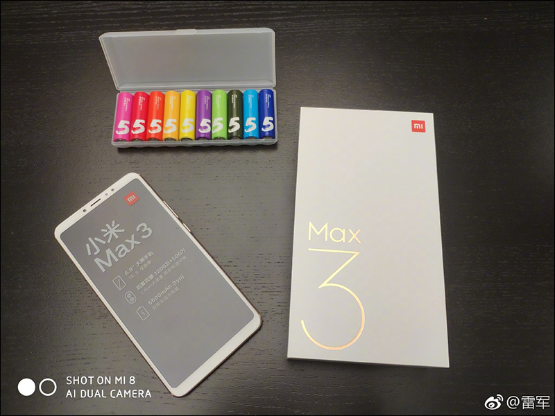 小米 Max 3 正式亮相： 6.9吋超大螢幕、5,500mAh 大電量，支援 QC3.0 快速充電 - 電腦王阿達