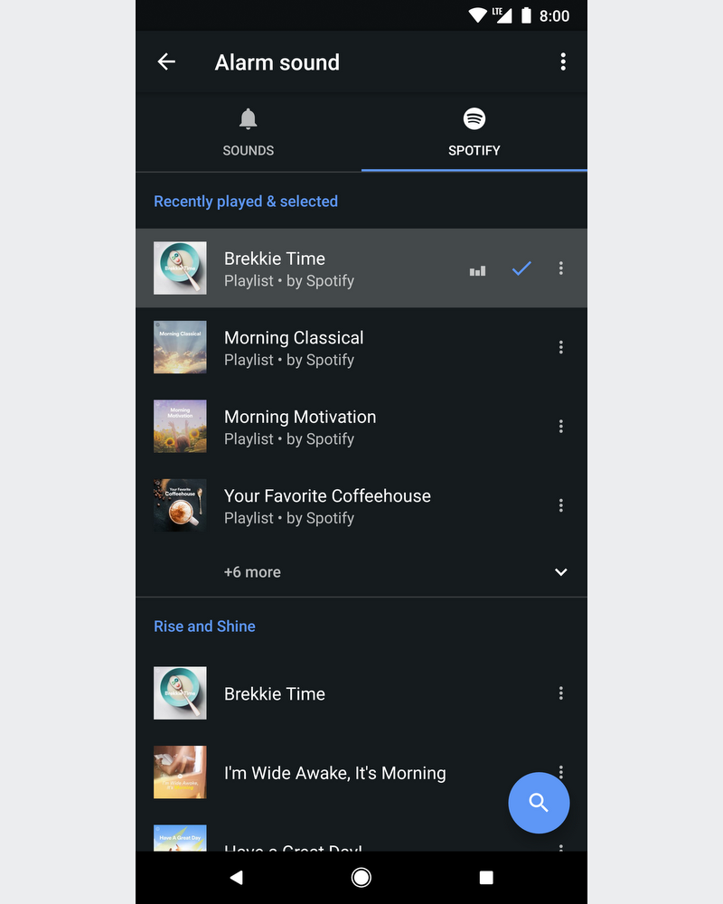 Android 鬧鐘將可選用 Spotify 音樂 叫你起床，非付費帳號也行唷！ - 電腦王阿達