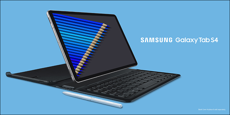 Samsung Galaxy Tab S4 正式發表：商務、娛樂皆可滿足的 Android 平板 - 電腦王阿達