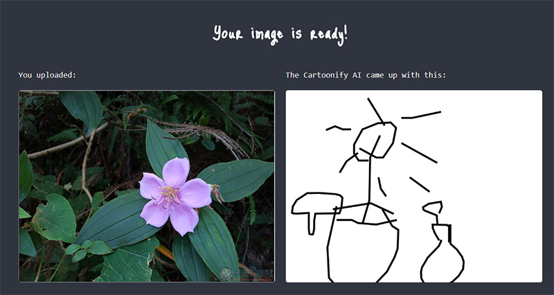 AI 塗鴉拍立得變身網頁版 Cartoonify ，上傳照片就幫你轉成塗鴉 - 電腦王阿達