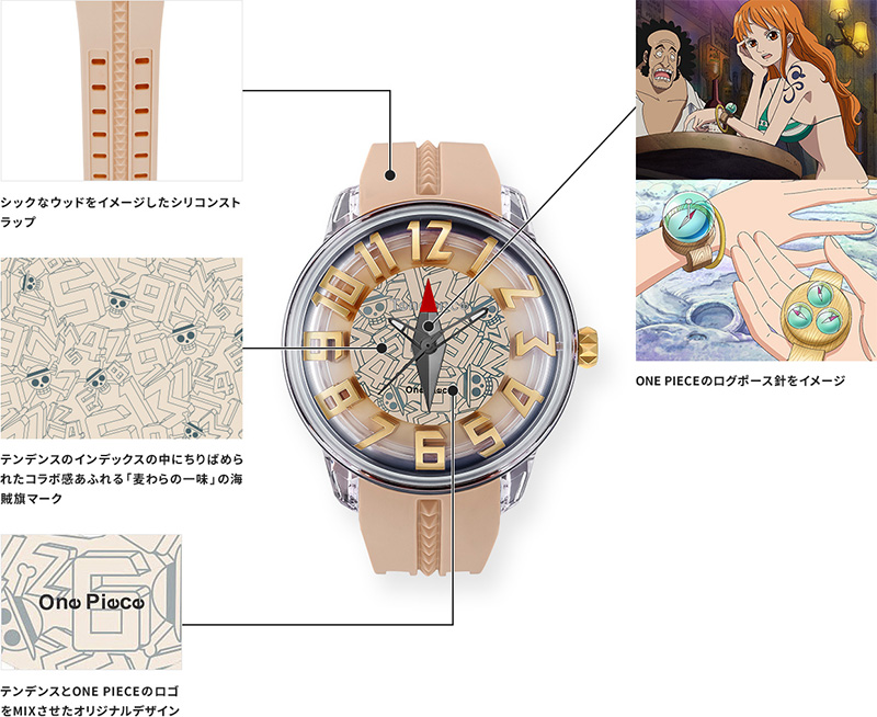 One Piece x Tendence 以航海士 記錄指針限量錶款 ， 航海王我當定了！ - 電腦王阿達