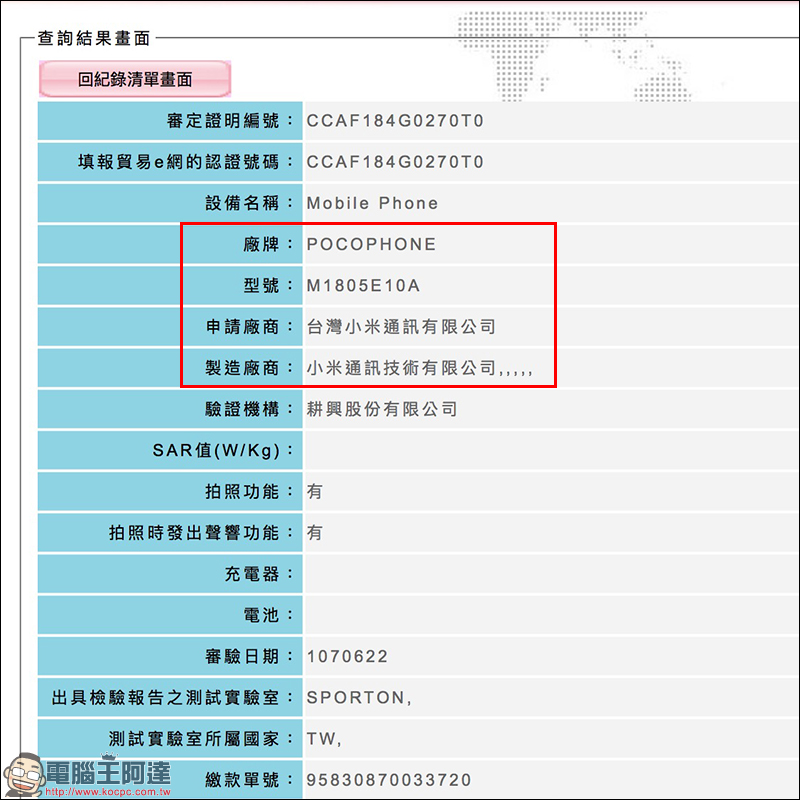 小米 POCOPHONE F1 即將在台灣發表，可能是價格最殺的 S845 旗艦機了 - 電腦王阿達