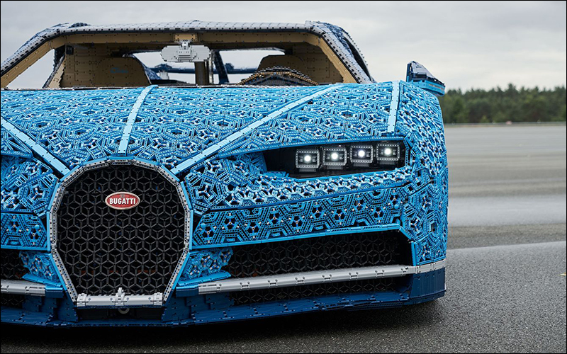 LEGO樂高 打造1：1的 Bugatti Chiron 超跑樂高版，還真的可以開！ - 電腦王阿達