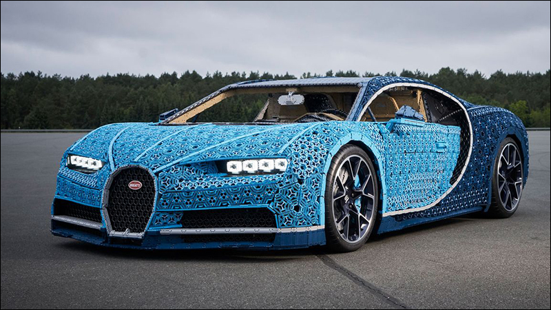 LEGO樂高 打造1：1的 Bugatti Chiron 超跑樂高版，還真的可以開！ - 電腦王阿達