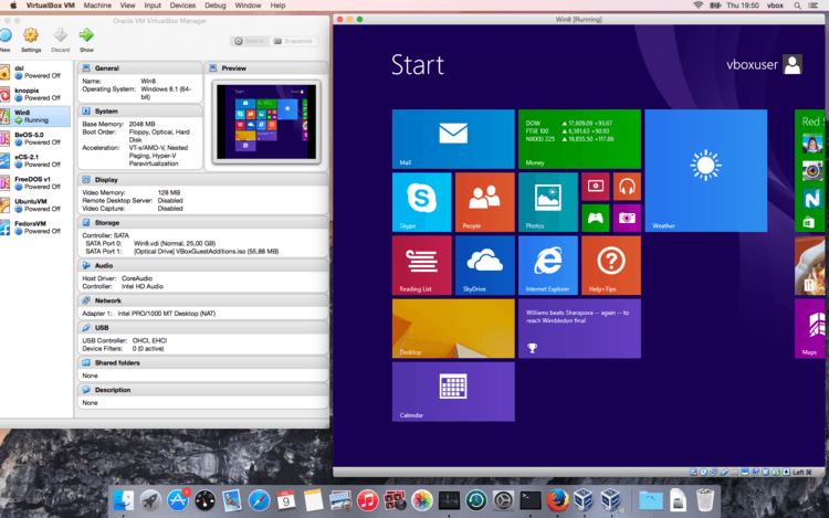 Windows 8 1 on OSX