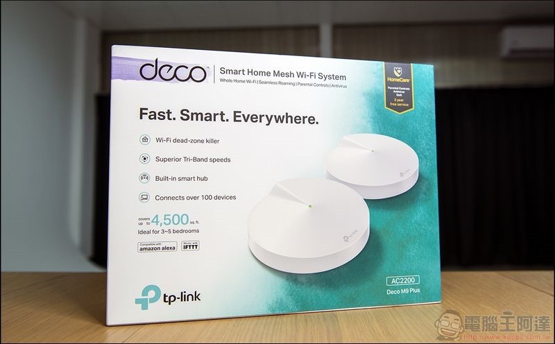 TP-Link Deco M9 Plus Mesh 路由器開箱