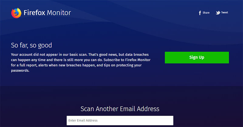 Mozilla 新服務 Firefox Monitor 正式上線 ， 幫助以 email 排查網路帳號安全 - 電腦王阿達