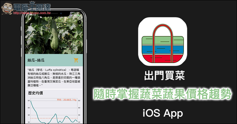 出門買菜 App ：買菜不再忘記、還能立即查詢菜價趨勢，不怕買貴 - 電腦王阿達