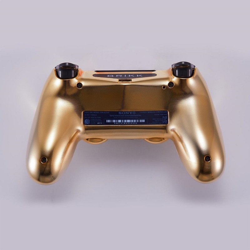 滿手盡握黃金把！ 鍍金加鑽石點綴 DUALSHOCK 4無線控制器 開放訂購 - 電腦王阿達