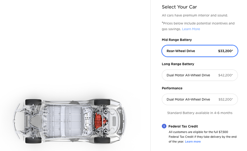 Tesla Model 3 新增中距版本 ，訂價約 139W 台幣享 418km 續航與破兩百極速 - 電腦王阿達